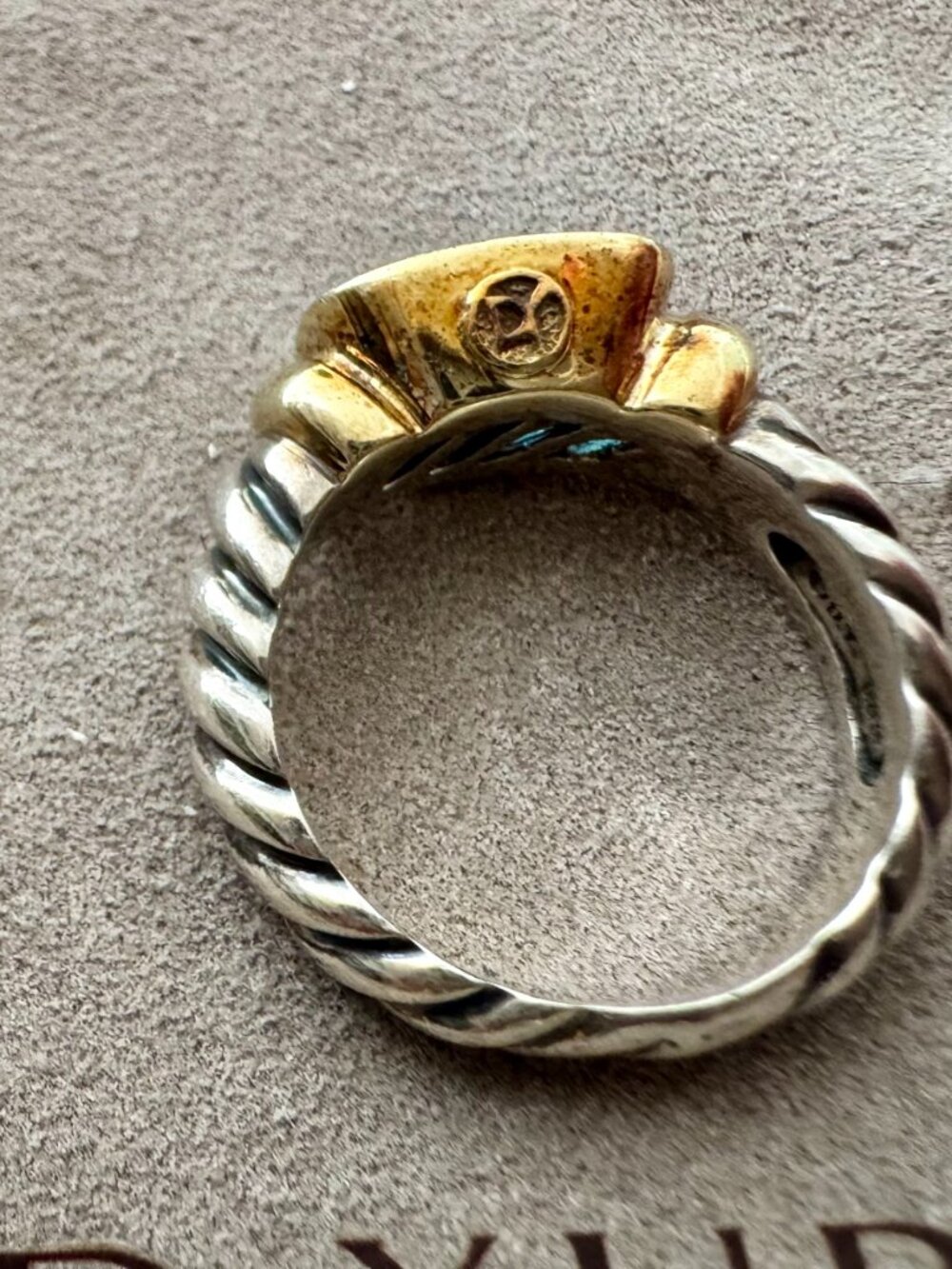 ✨ David Yurman Noblesse Ring – Blue Topaz ✨ - Picture 3 of 7